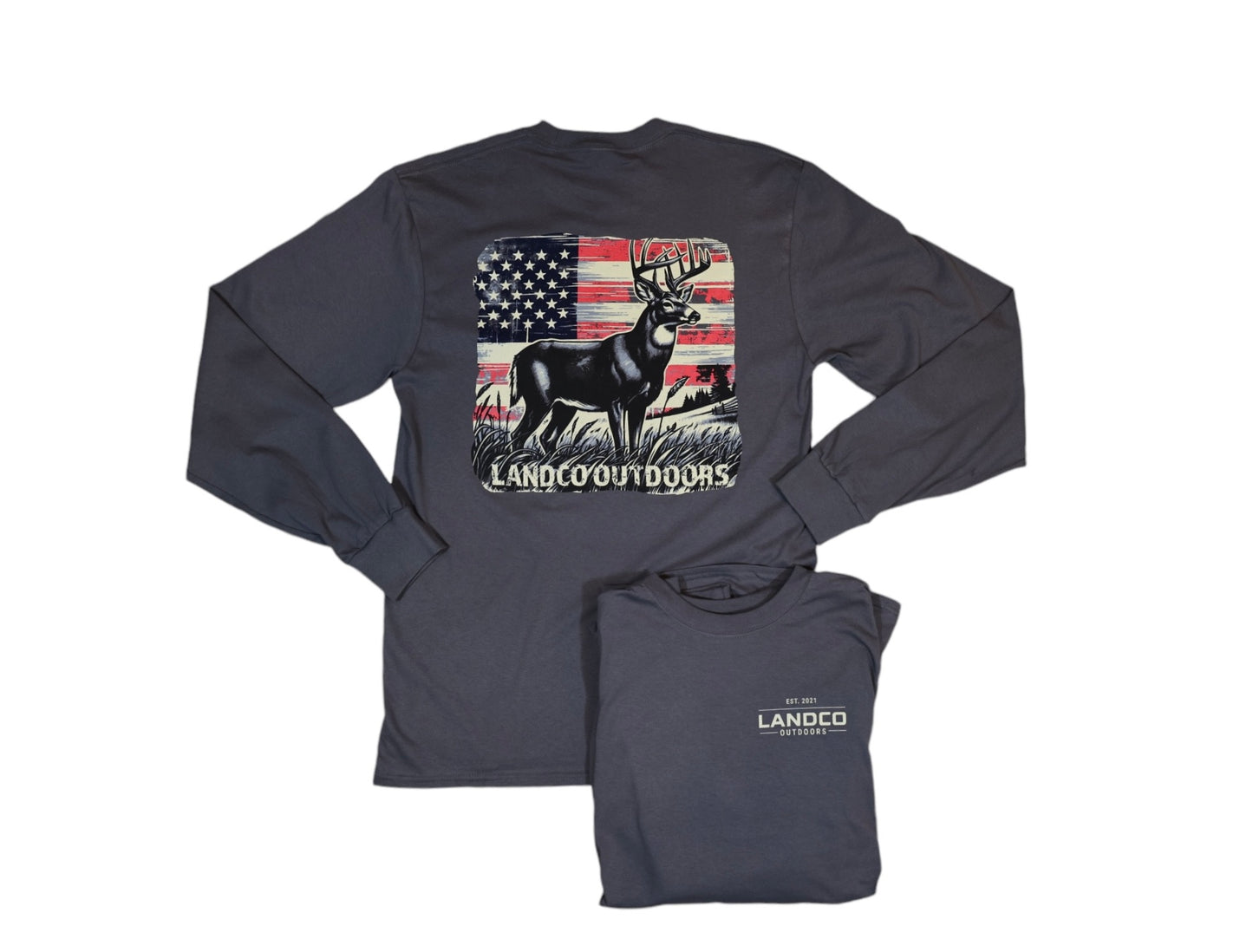 Merica Buck Long Sleeve