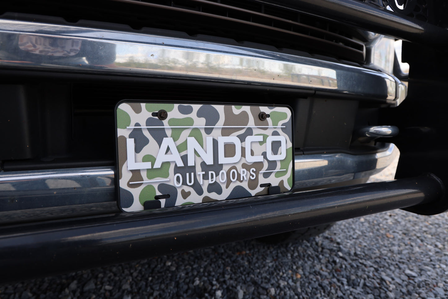 LANDCO Camo License Plate