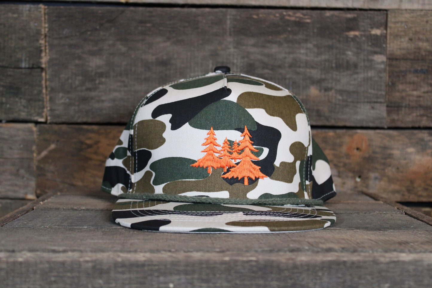 Old School Camo Rope with Orange Trees