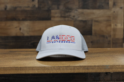 Light Grey USA Trucker
