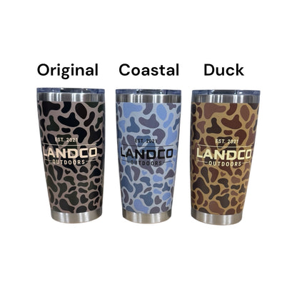 20 oz Camo Tumbler