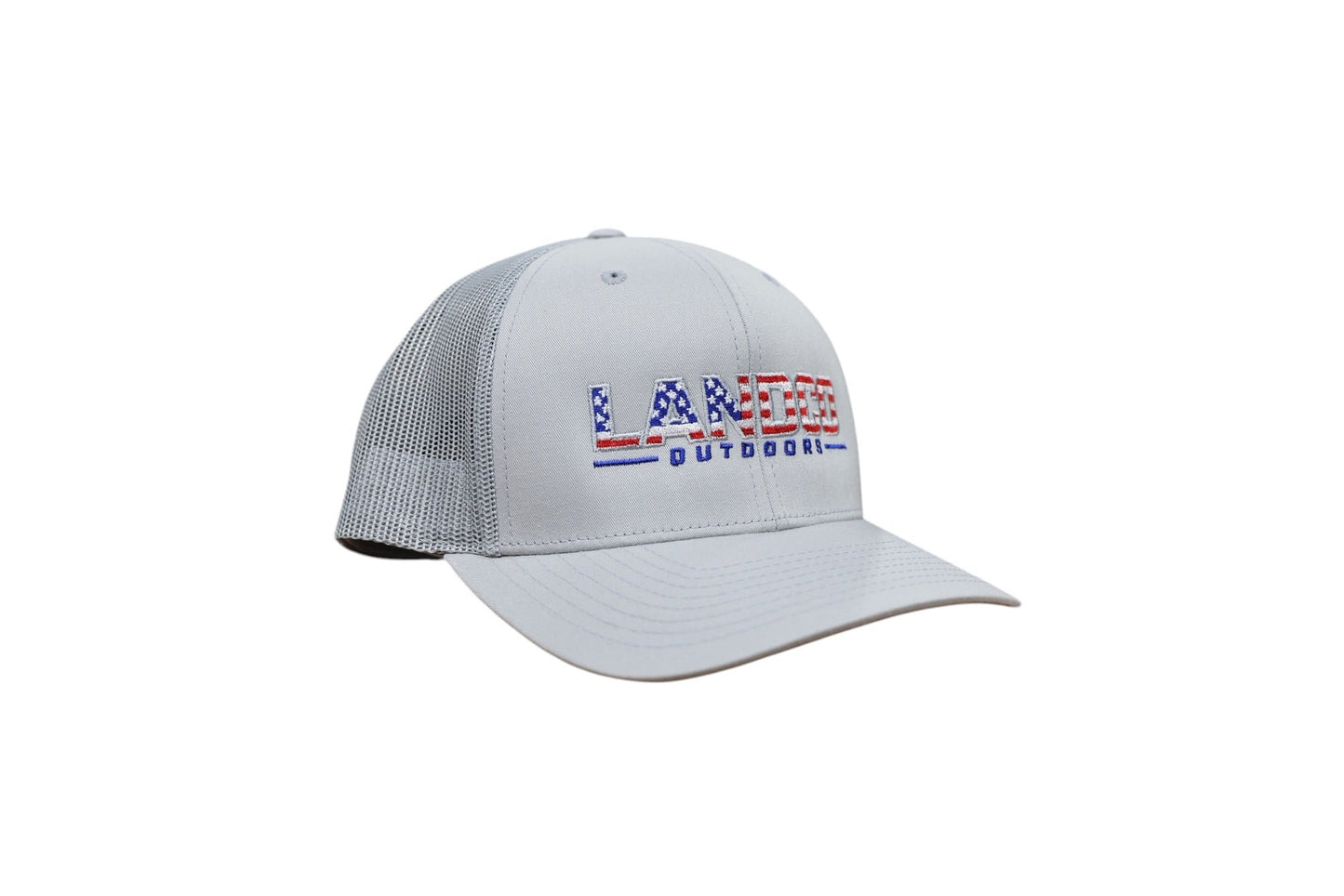 Light Grey USA Trucker