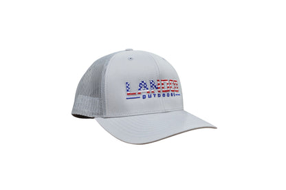 Light Grey USA Trucker