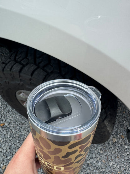 20 oz Camo Tumbler