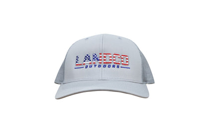 Light Grey USA Trucker