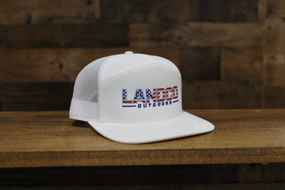 White USA 7 Panel