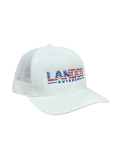 White USA Trucker