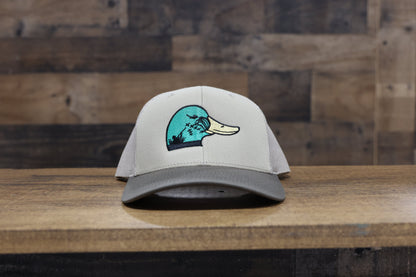 Khaki / Chocolate Duck Shooter Trucker
