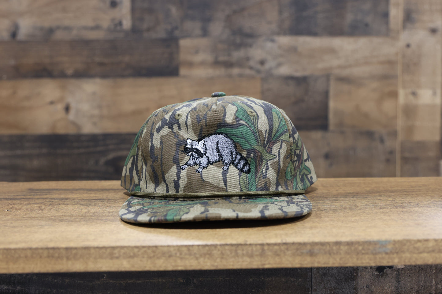 Greenleaf Raccoon Rope Hat