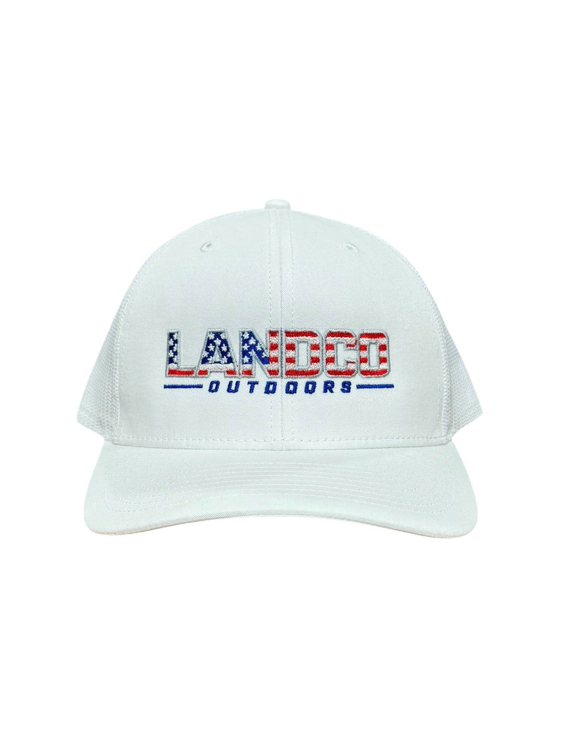 White USA Trucker