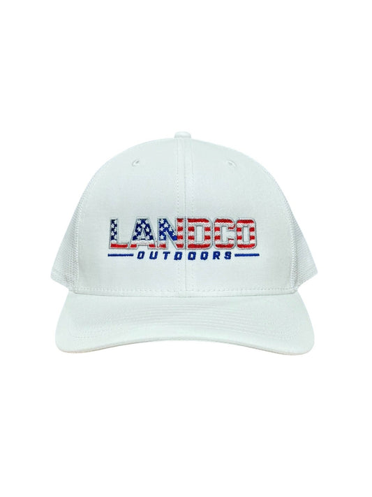 White USA Trucker