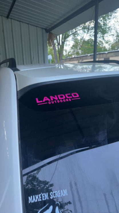 Medium Glass Decal