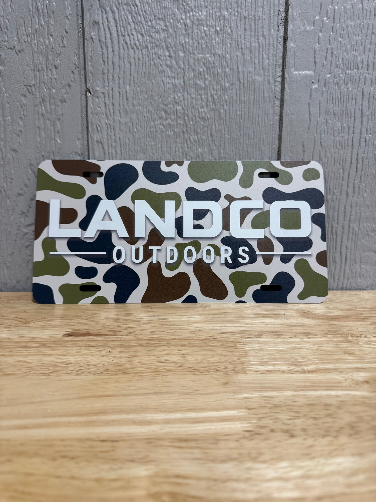 Camo License Plates