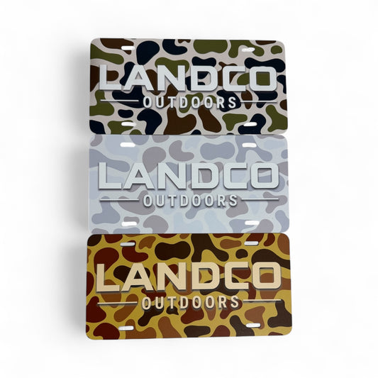 Camo License Plates