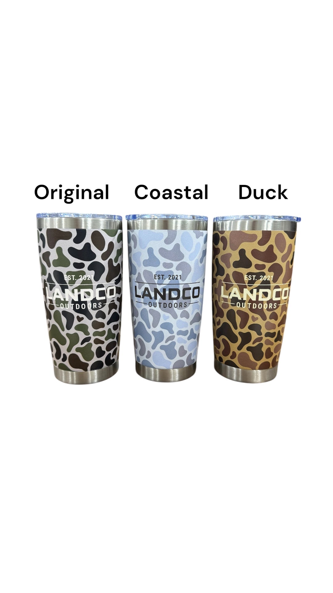 20 oz Camo Tumbler